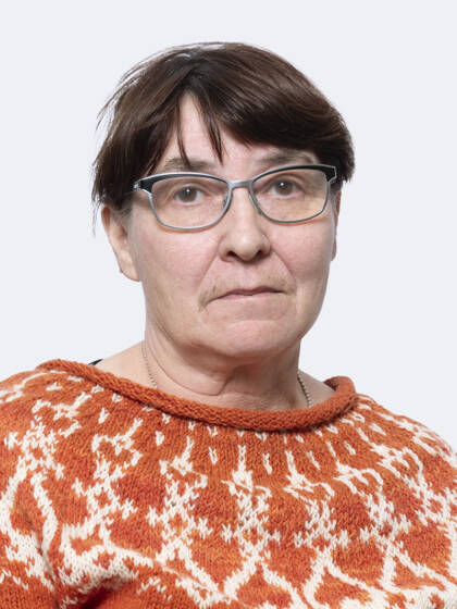 Lähikuvassa Terttu Pentikäinen-Ruotsalainen.