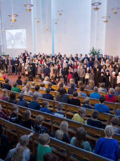 Musiikkinäytelmä Pyhän Johanneksen kirkossa