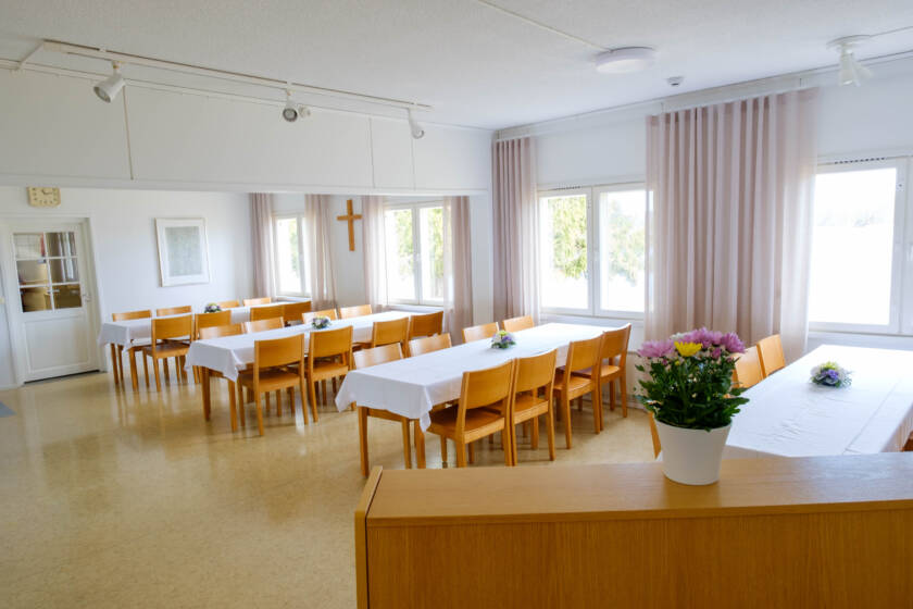 Riistaveden Vanhan Pappilan sali.