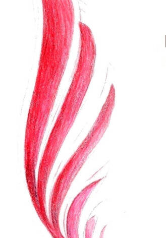 Kutsu yhteyteen -ryhmän logo punainen sulka.