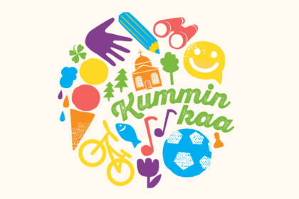 Kummin kaa -toiminnan tunnus.