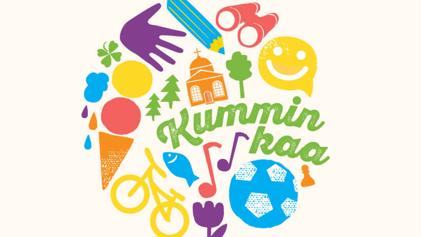 Kummin kaa -toiminnan tunnus.