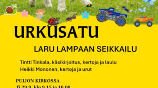 kuvassa juliste jossa lammas