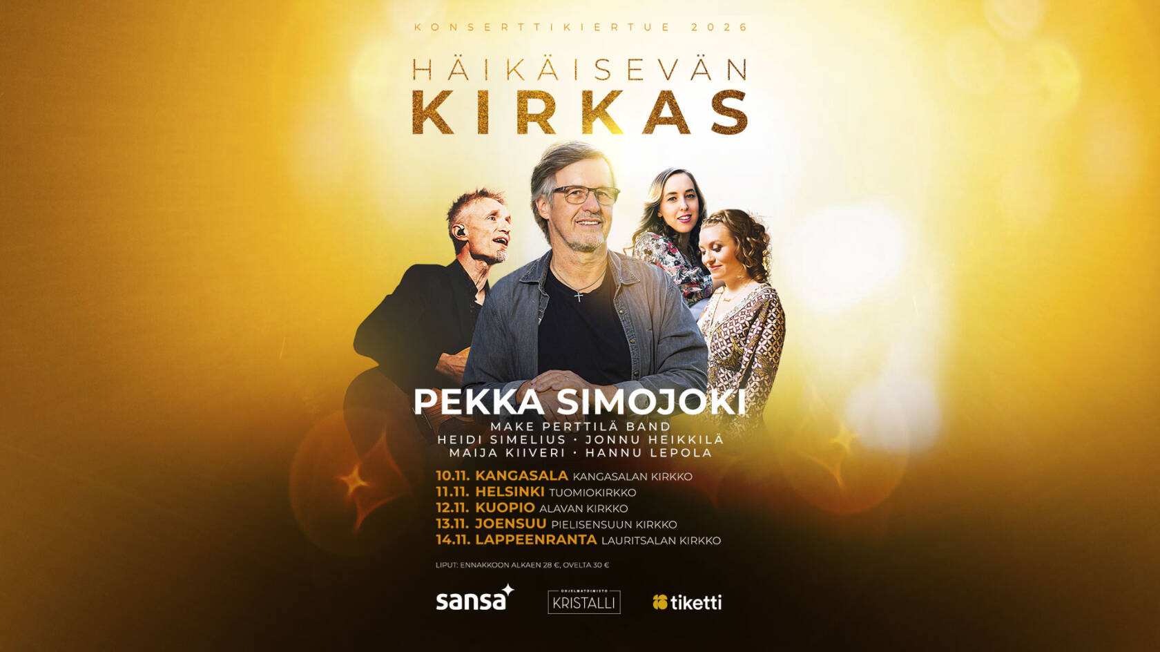 Esiintyjät lähikuvassa.