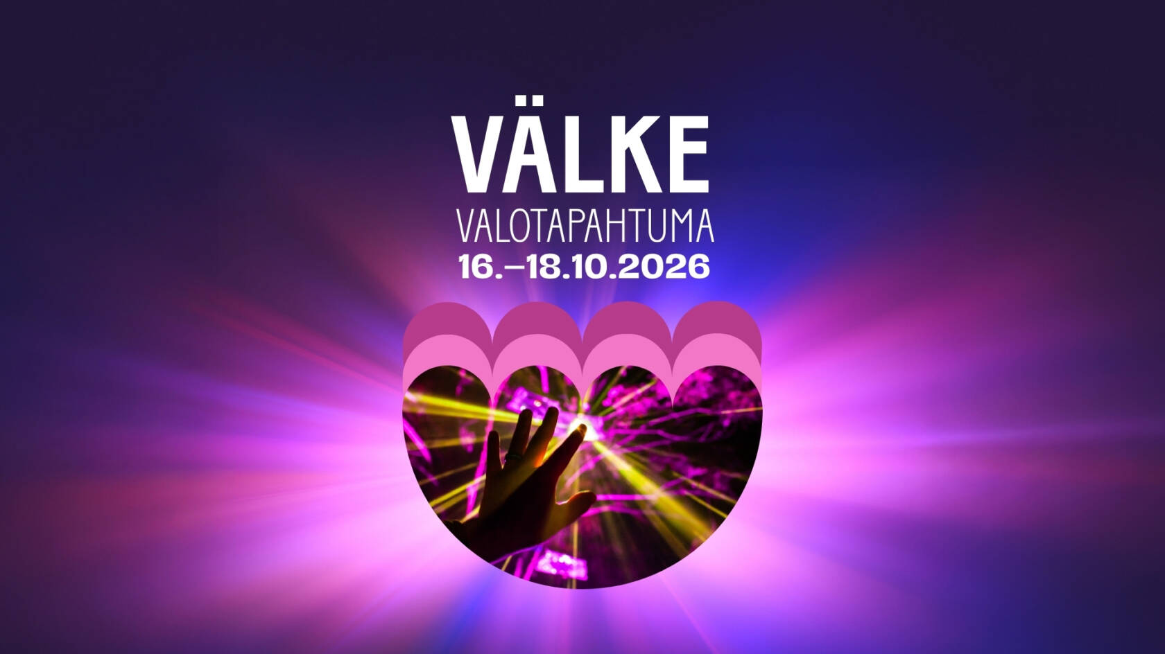 Välke tapahtuman kuvituskuva valoteoksesta.