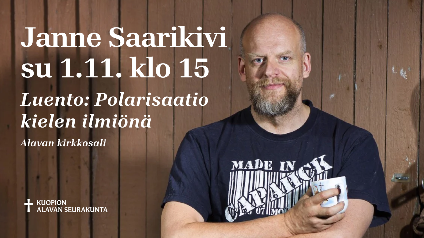 Janne Saarikivi lähikuvassa.